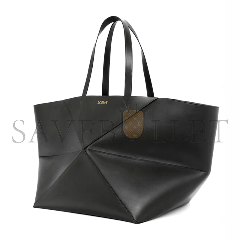 L0ew* xxl puzzle fold tote in shiny calfskin b510pfmx01 (73*36.6*36.5cm)